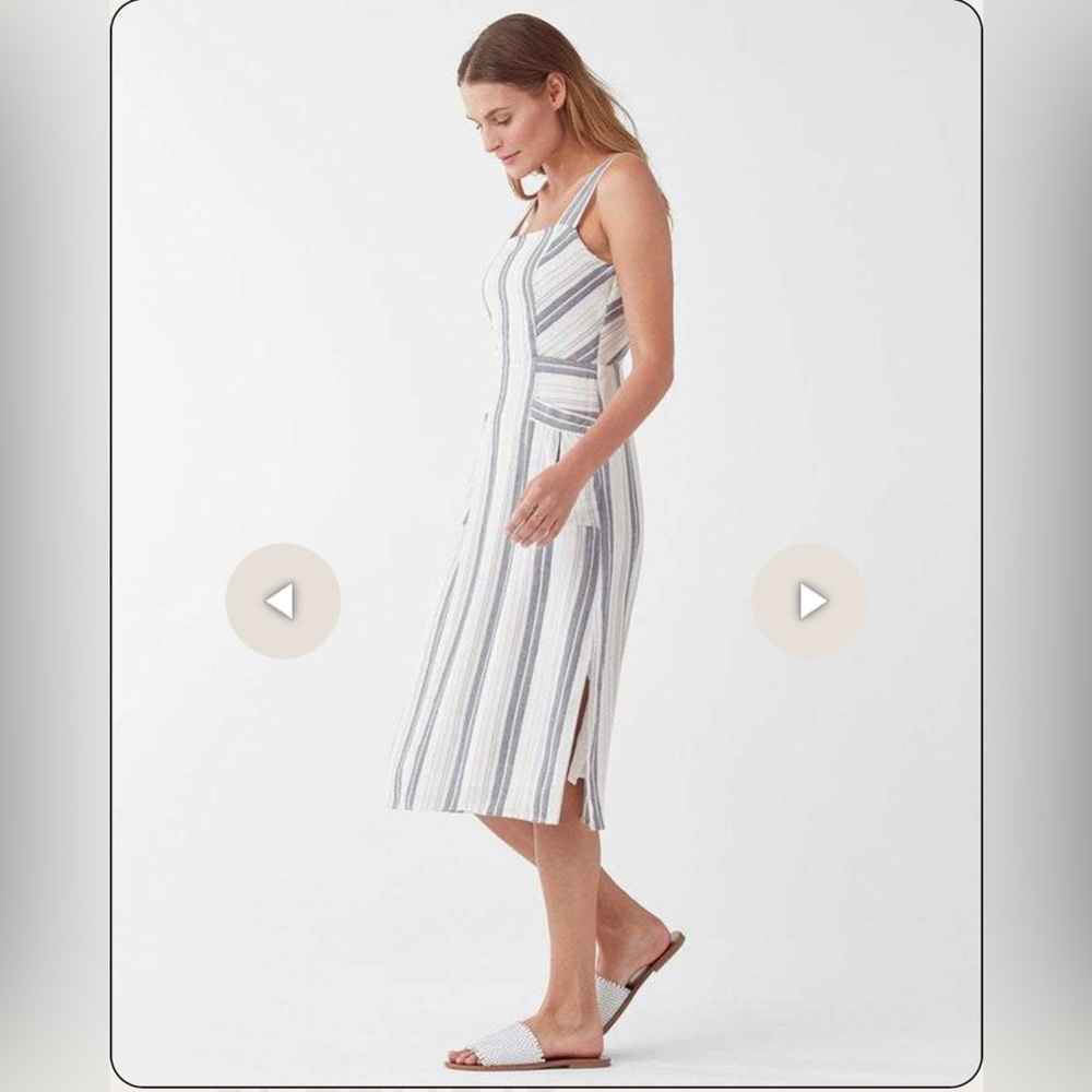 Splendid Dume Stripe Tank Pocket Dress